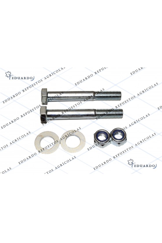 KIT 2 VIS+ECROU M12X90