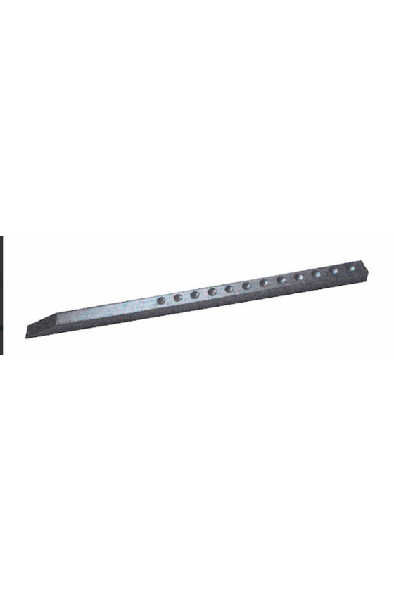 CARRELET L:530MM CARRE  25X25